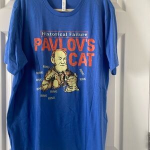 Men’s Graphic Tee Cotton/Poly Blue XXL